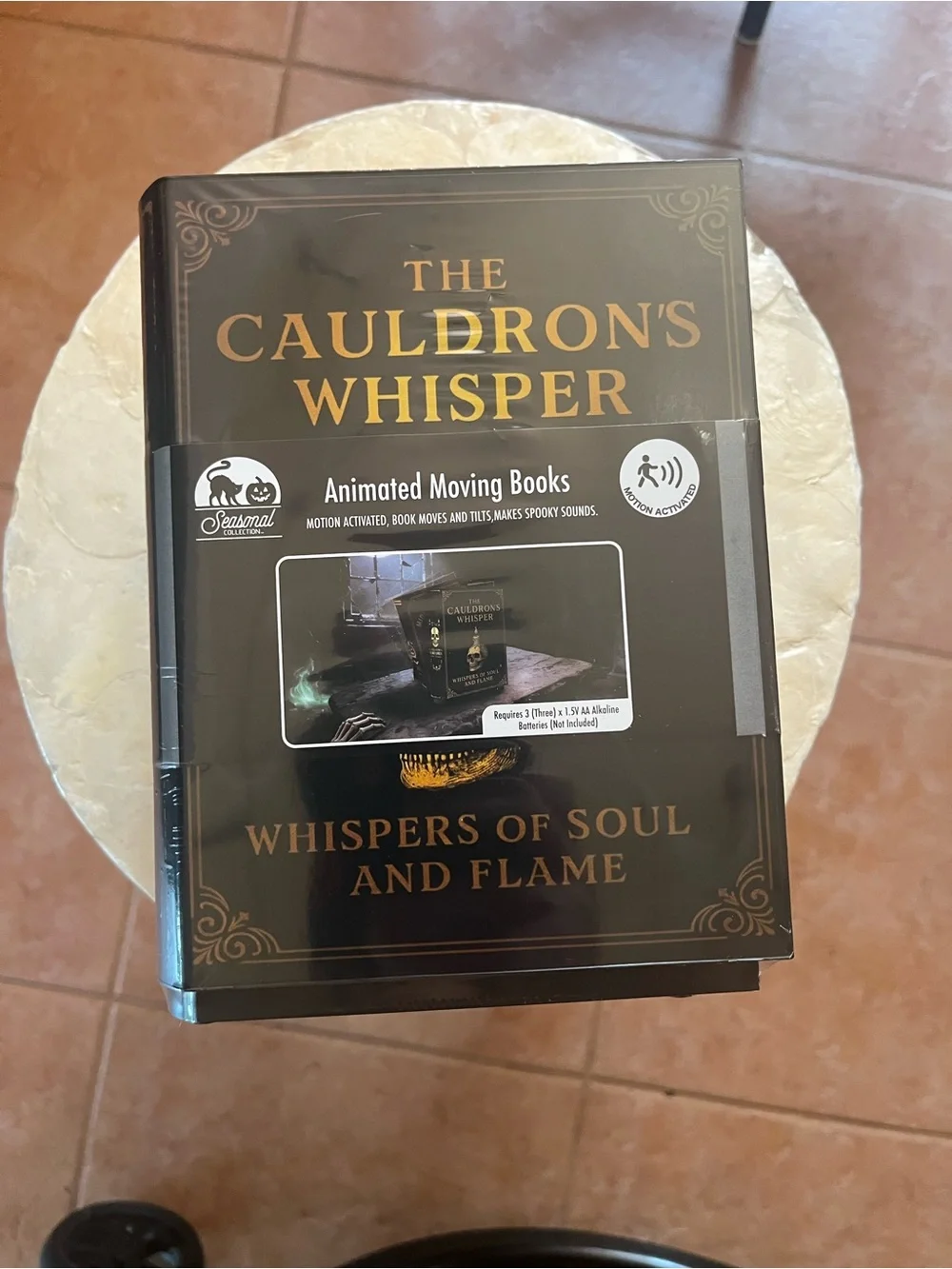 CAULDRON NWT Animated Motion & Sound Halloween Books! ! 🎃👻